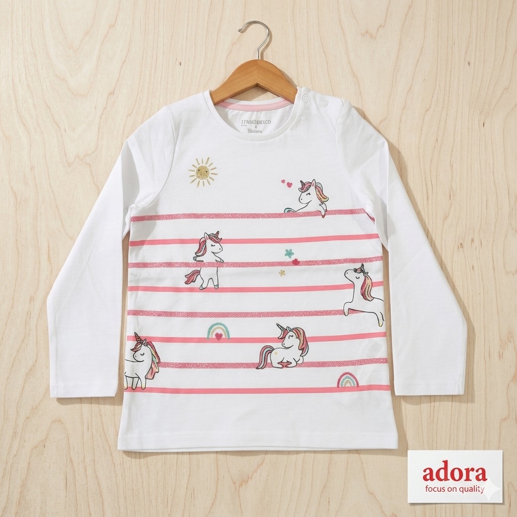 3 To 4 Years Full Sleeve T-Shirt, FLTS10405