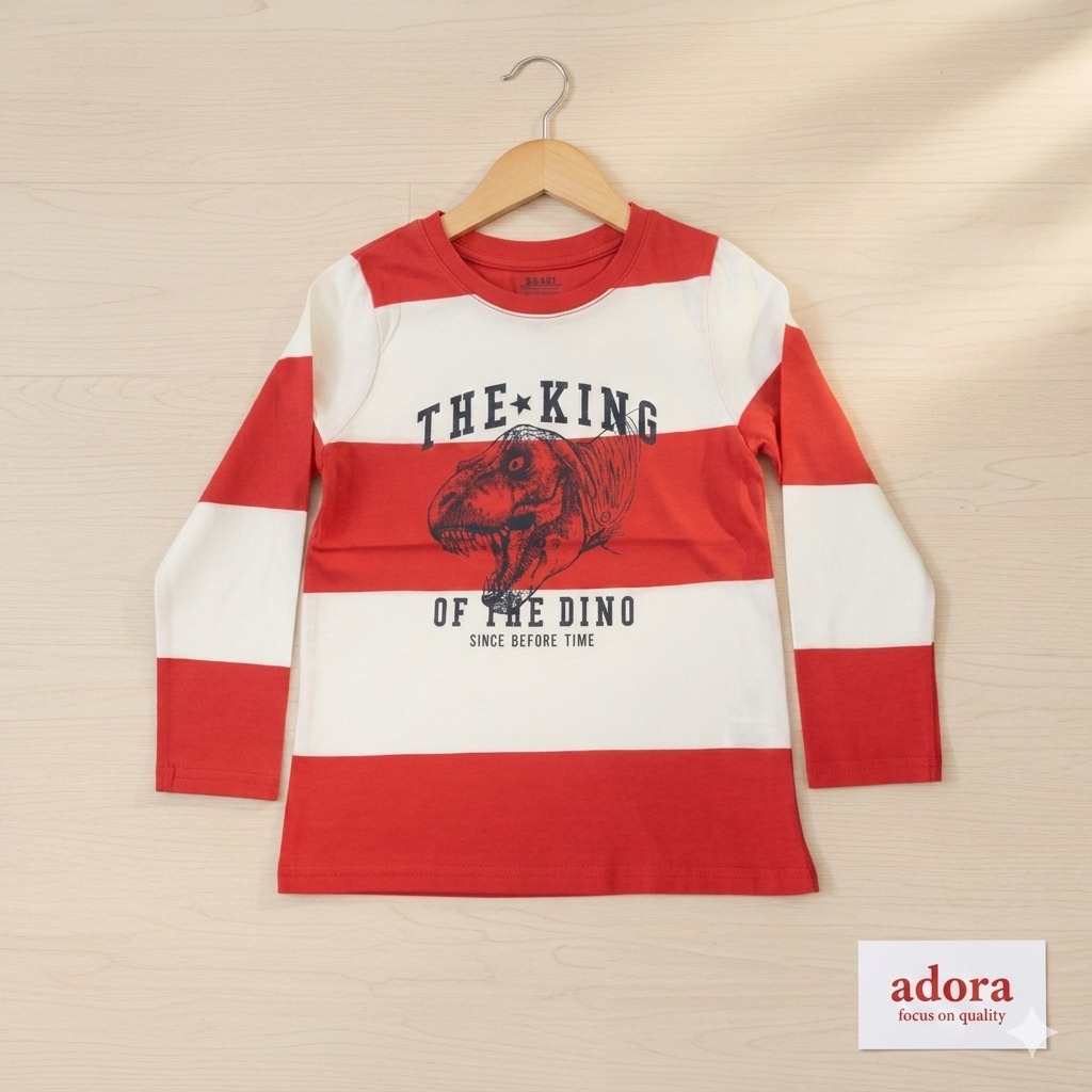 3 To 4 Years Full Sleeve T-Shirt, FLTS10406