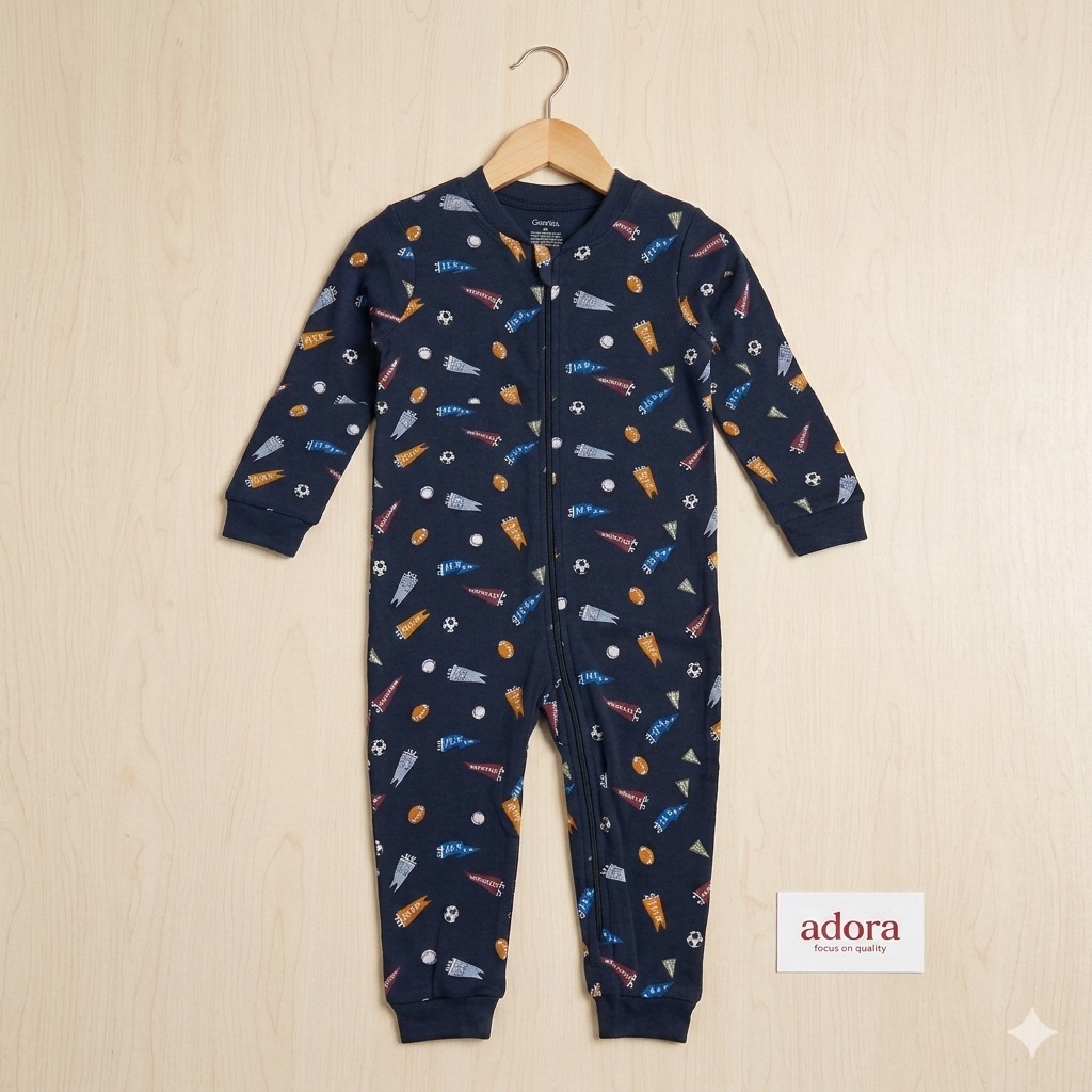 3 To 4 Years Full Romper, FR10401