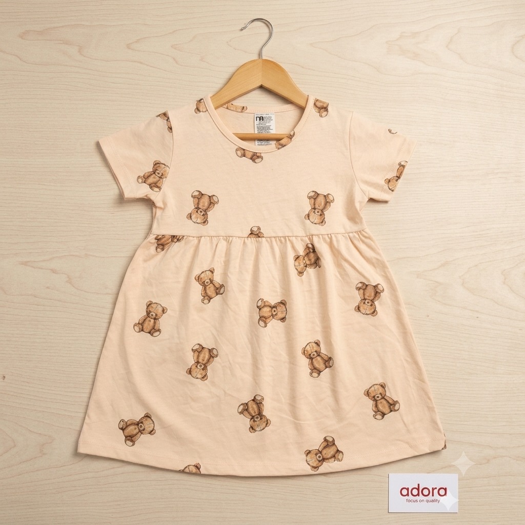 3 To 4 Years Frock, F10401